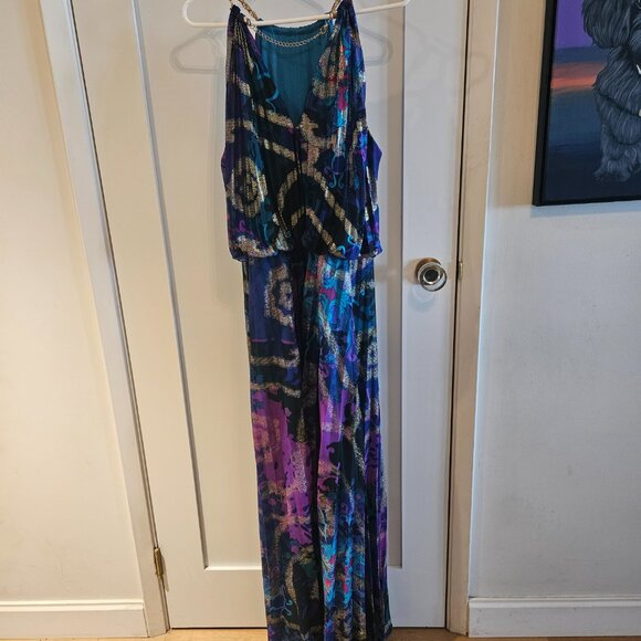 GORGEOUS maxi dress/gown - size 14 (can stretch larger) - Picture 4 of 5